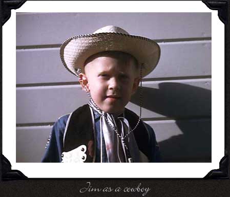 Jim as a cowboy