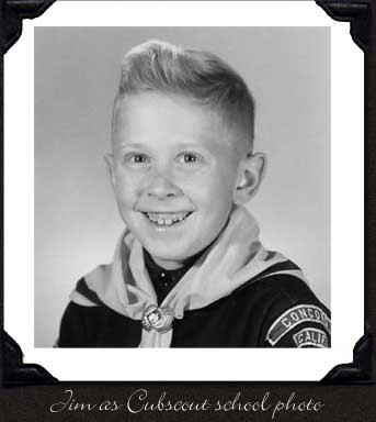 Jim as Cubscout school photo