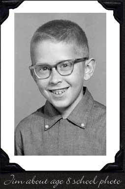 Jim about age 8 school photo